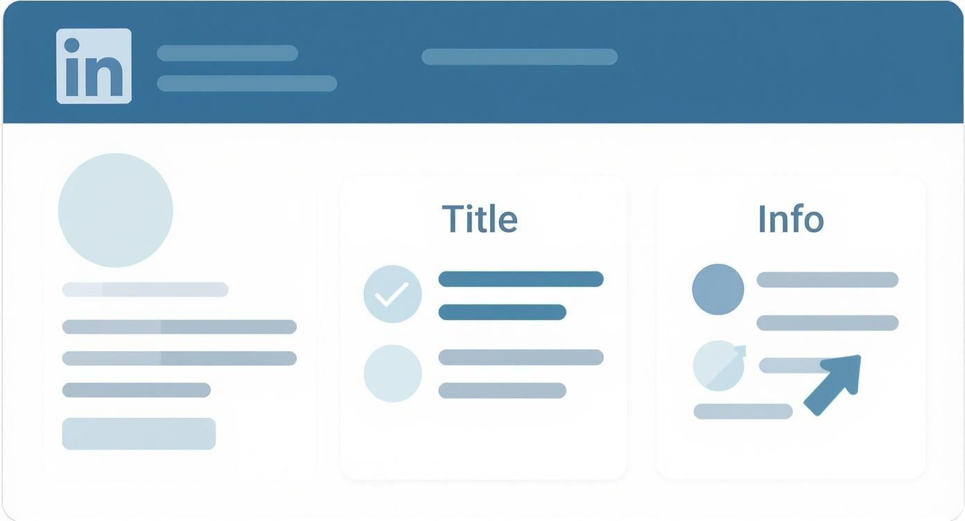 Infographic about comment prospecter sur linkedin