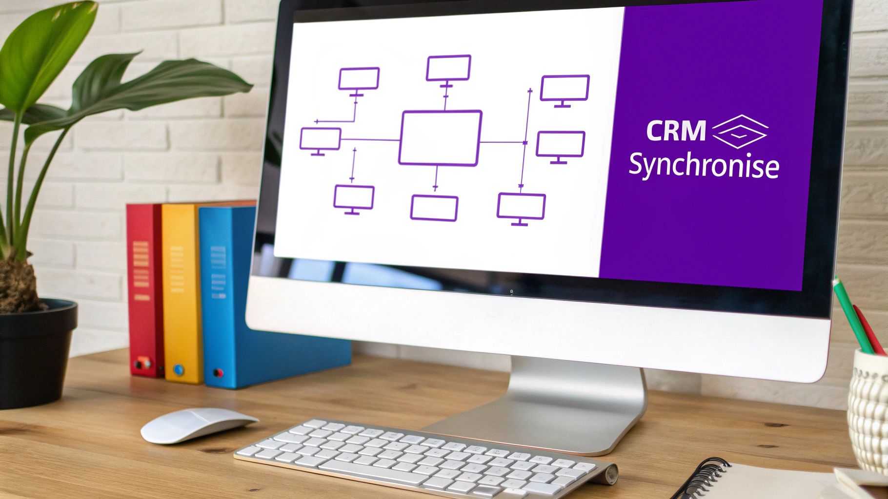 Des outils métiers connectés à une base de données centrale.