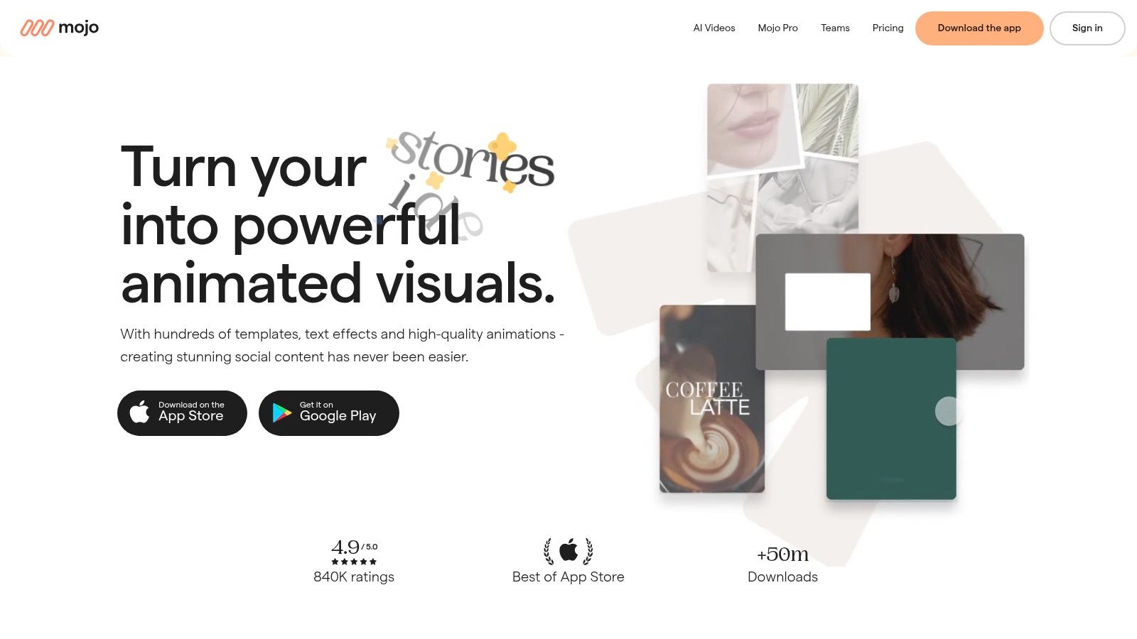 Mojo – Reels & Stories