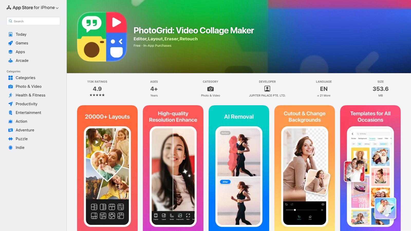 PhotoGrid: Video Collage Maker