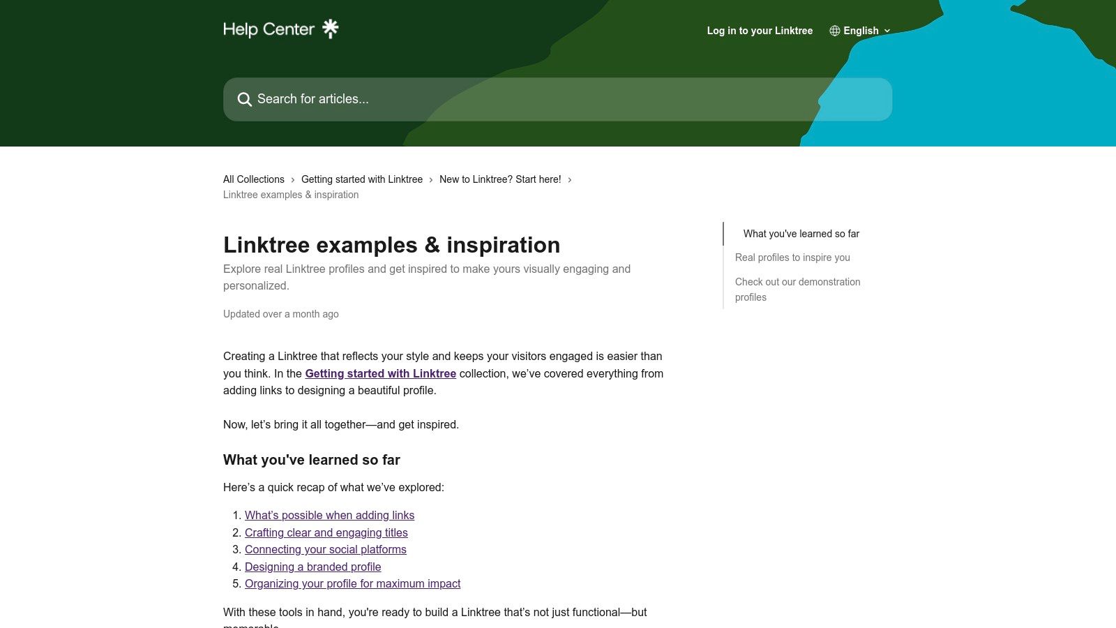 Linktree — Examples/Inspiration + Link-in-Bio Builder