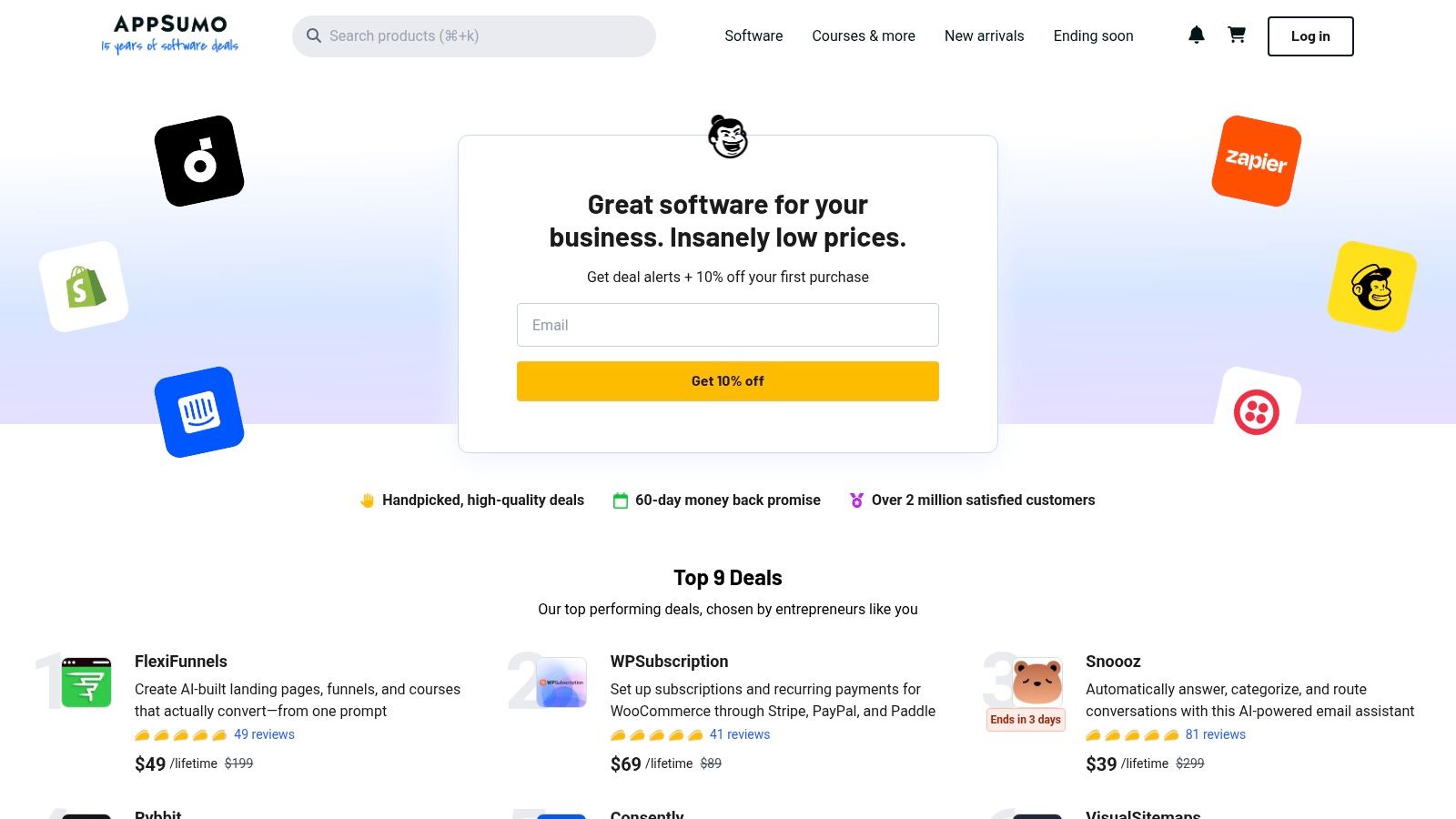 AppSumo — AI software deals