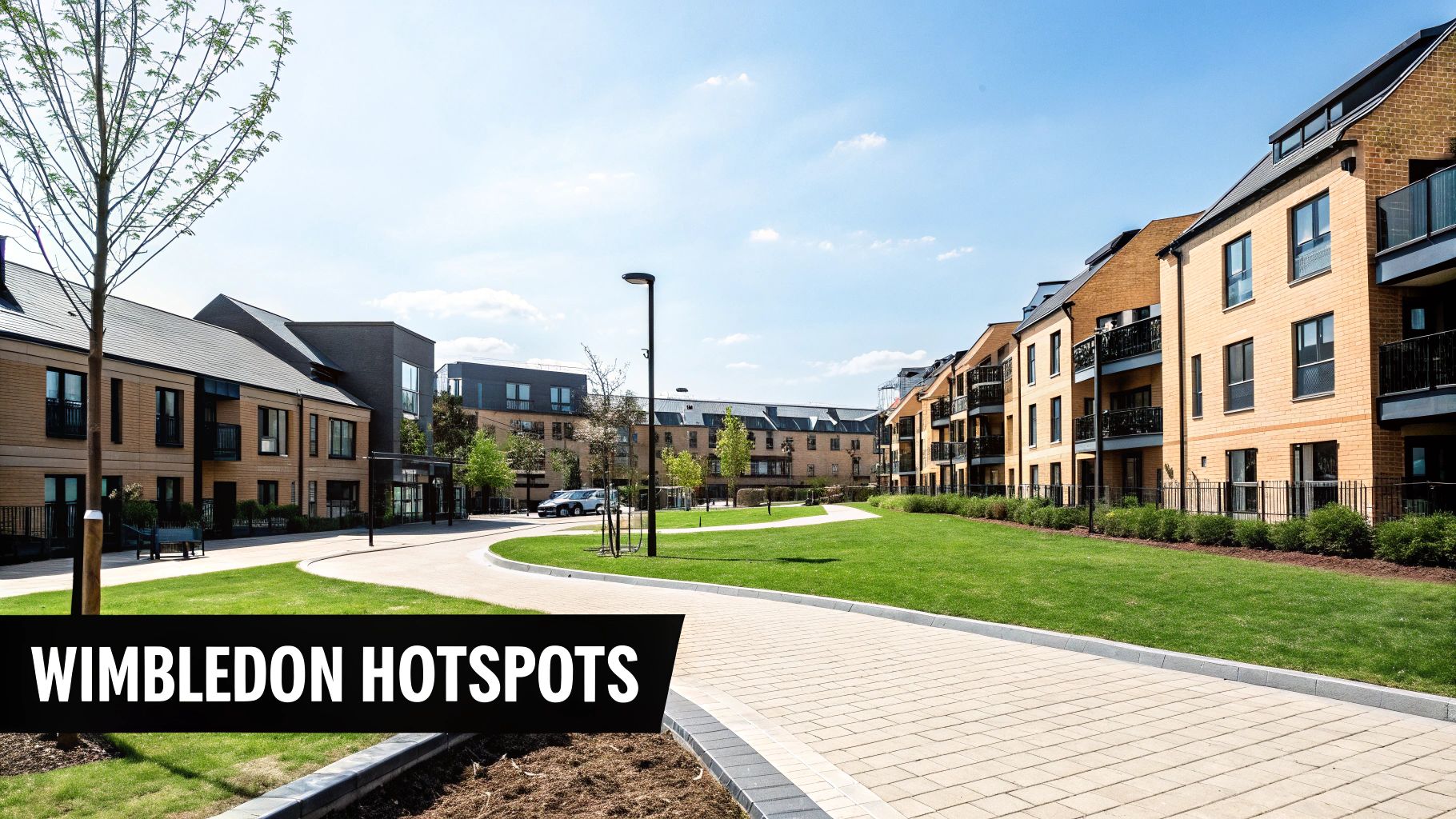 Map view of Wimbledon showing key development areas