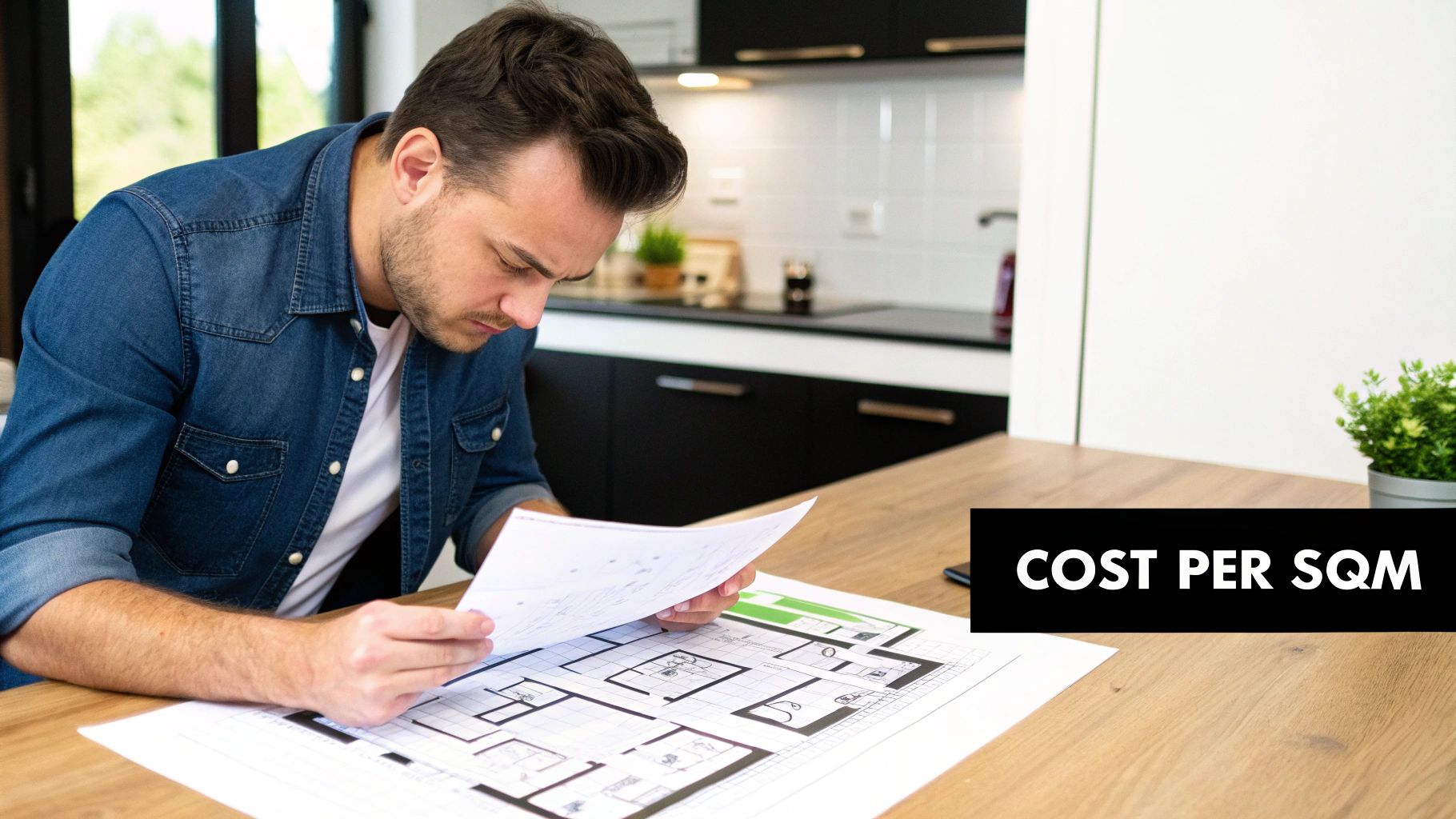 Modern basement living area with comfortable seating and natural light from a window.