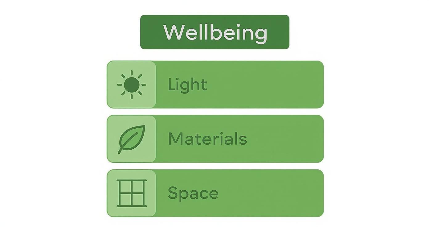 Infographic about what is biophilic design