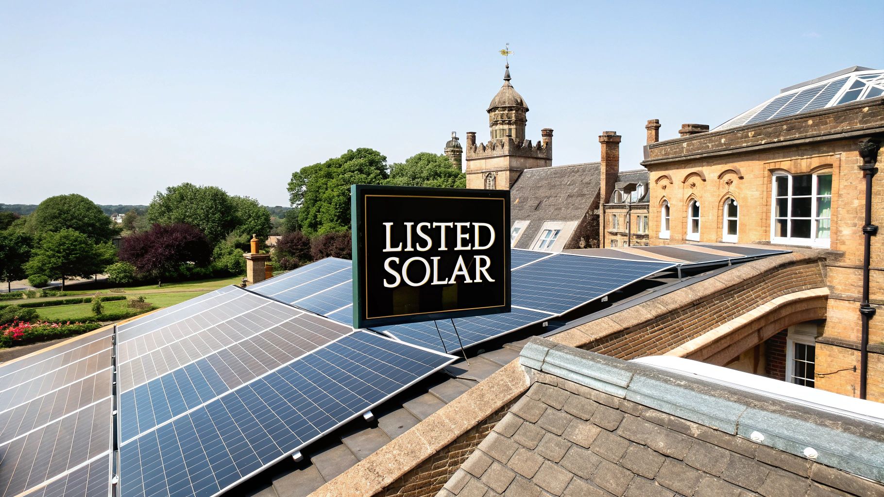 Solar Panels on Listed Buildings: A Complete UK Guide