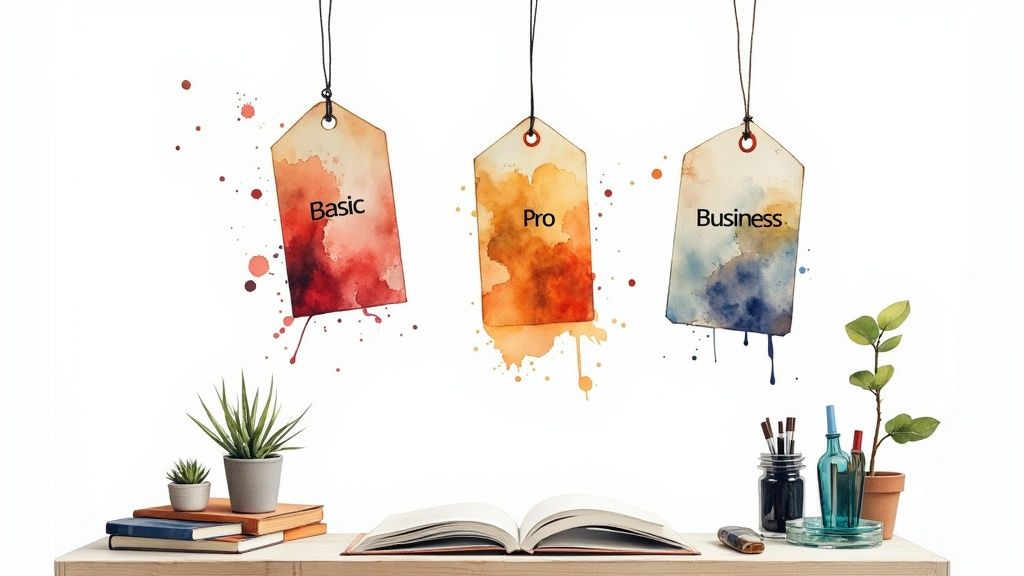 Image of calculator and charts, symbolizing cost analysis