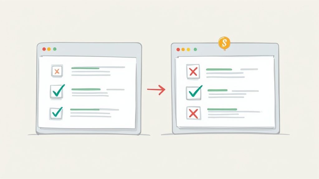 Osoba pracująca przy laptopie, planująca swój kurs online