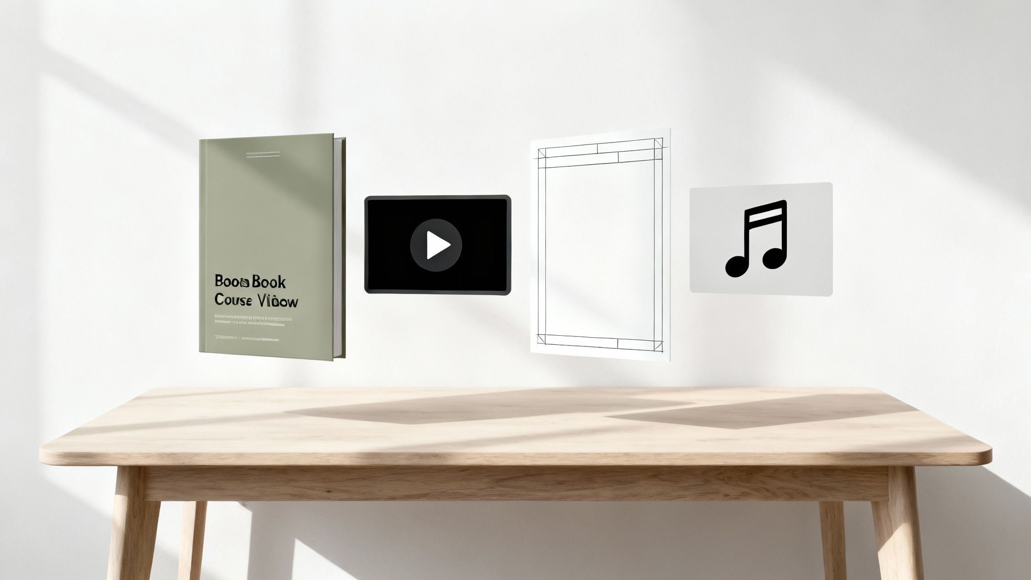 A digital art print of a stylized woman's face surrounded by abstract floral designs and shapes.