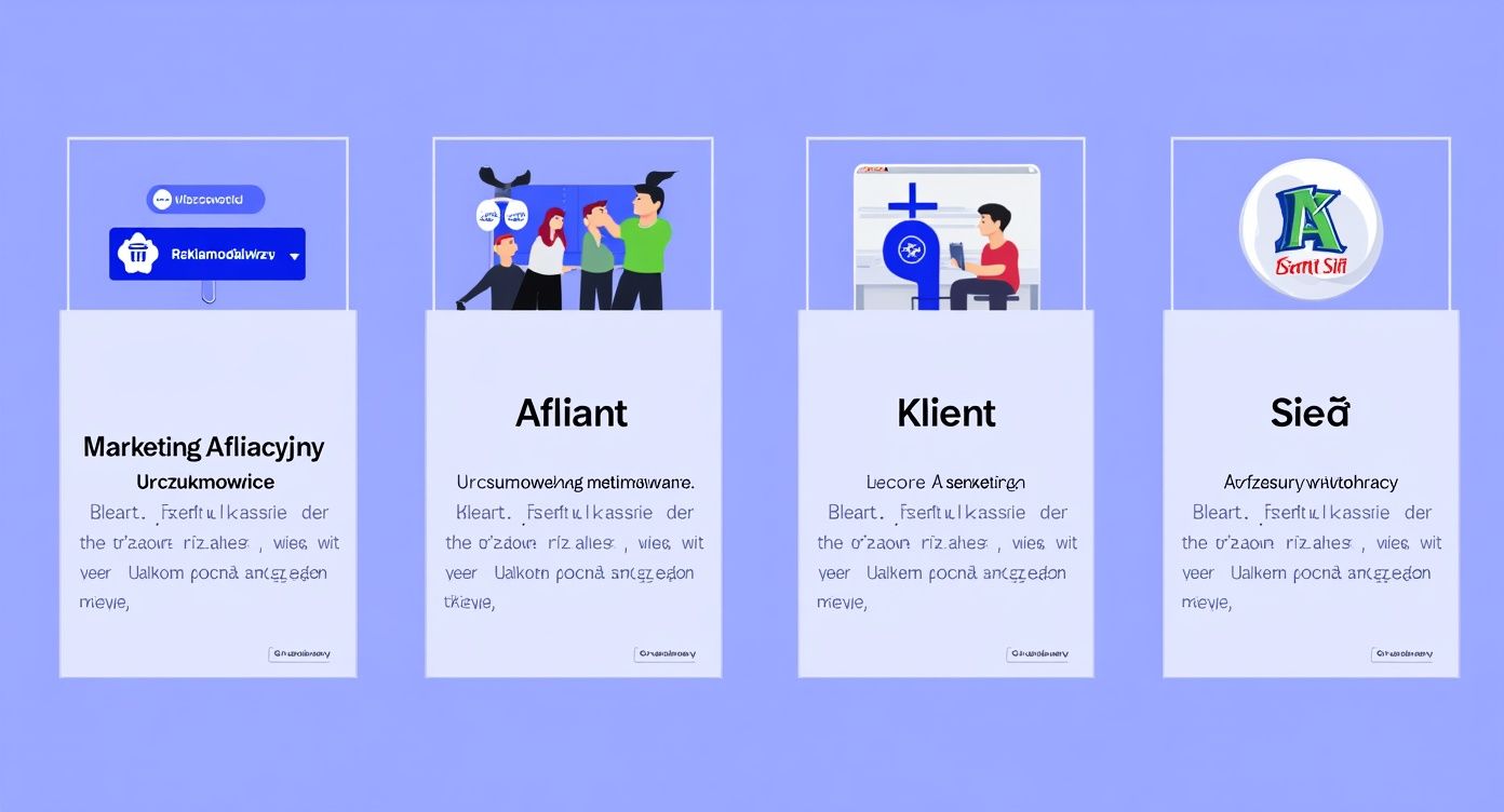 Infographic about marketing afiliacyjny co to