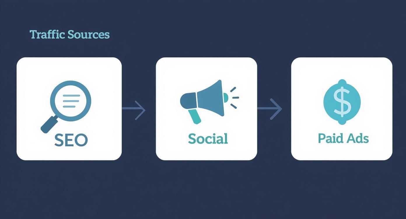 Infographic about building email list