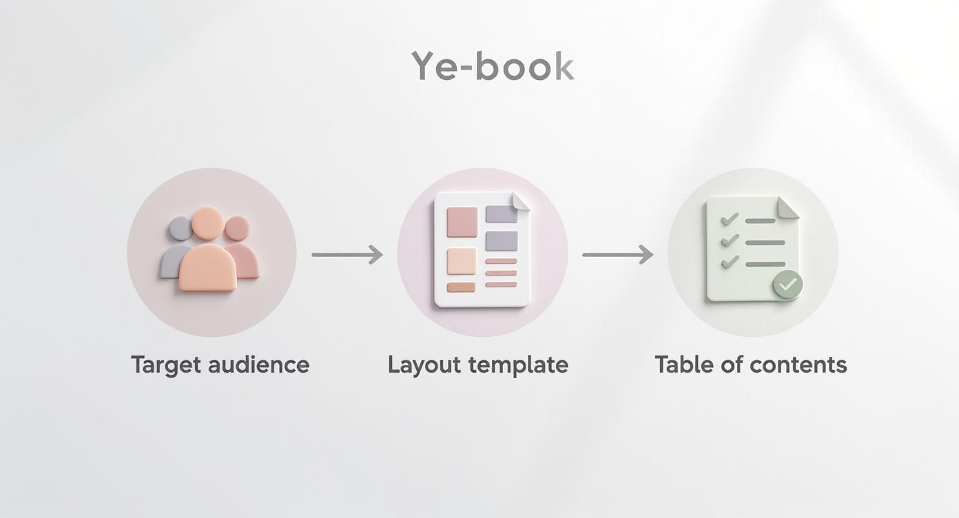 Infografika o tym jak stworzyć ebooka w canvie