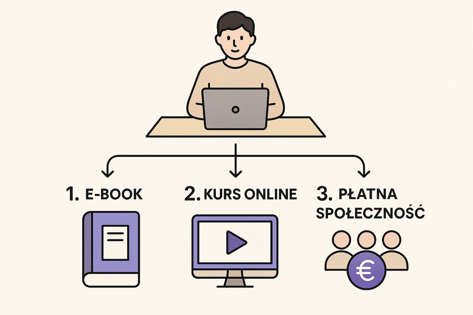 Infographic about jak sprzedawać w internecie?