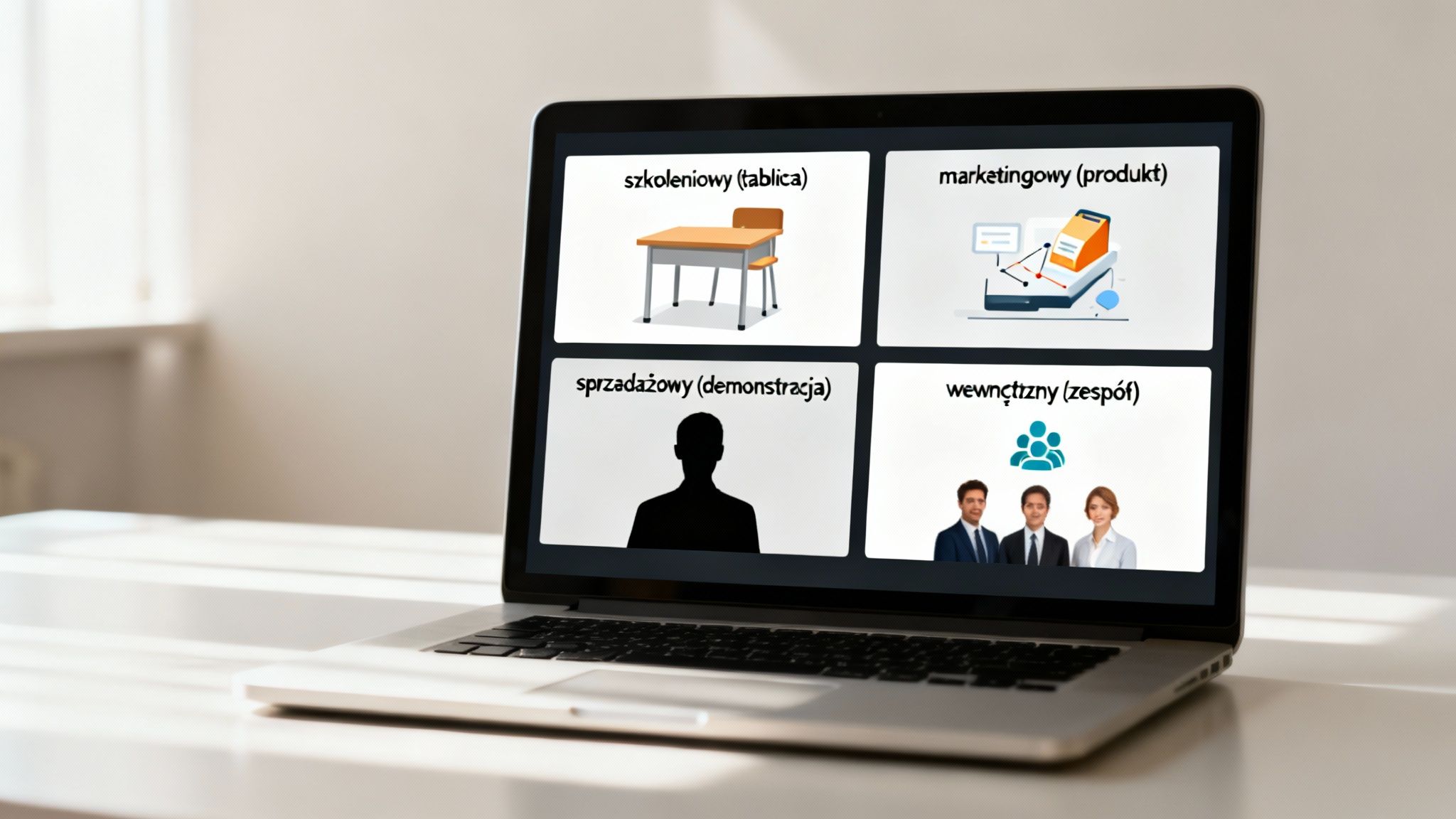 Uczestnicy webinaru dyskutujący online