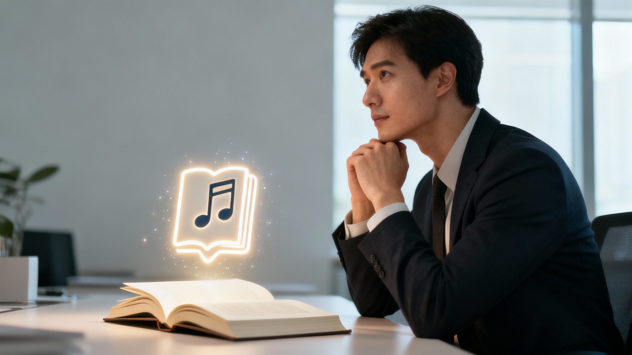 Kobieta opowiadająca historię grupie ludzi w biurze