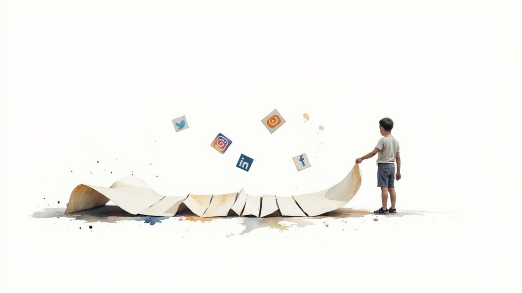 Long-Form to Short-Form Social Media Content