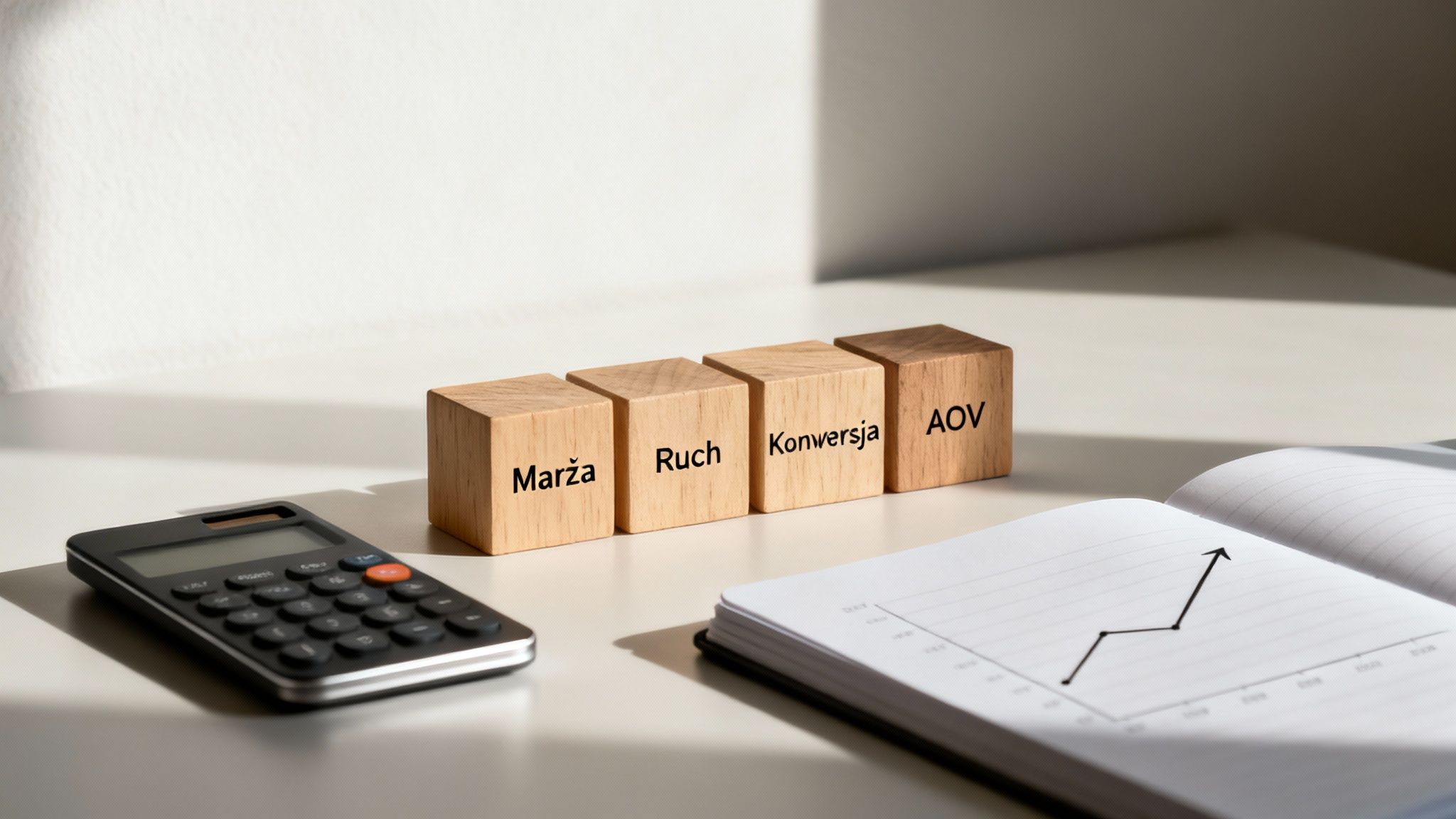 Kilka osób pracujących nad strategią e-commerce przy stole.