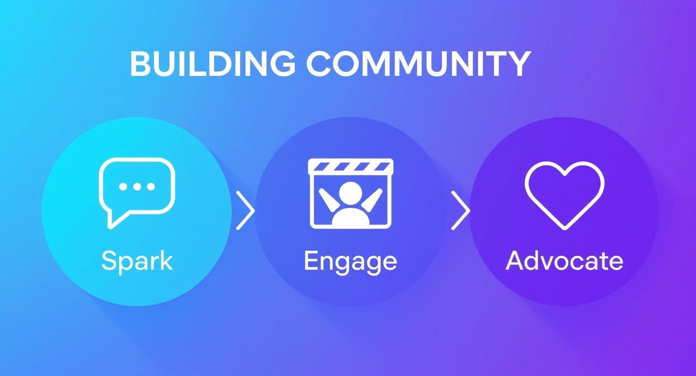 Infographic about how to sell digital products