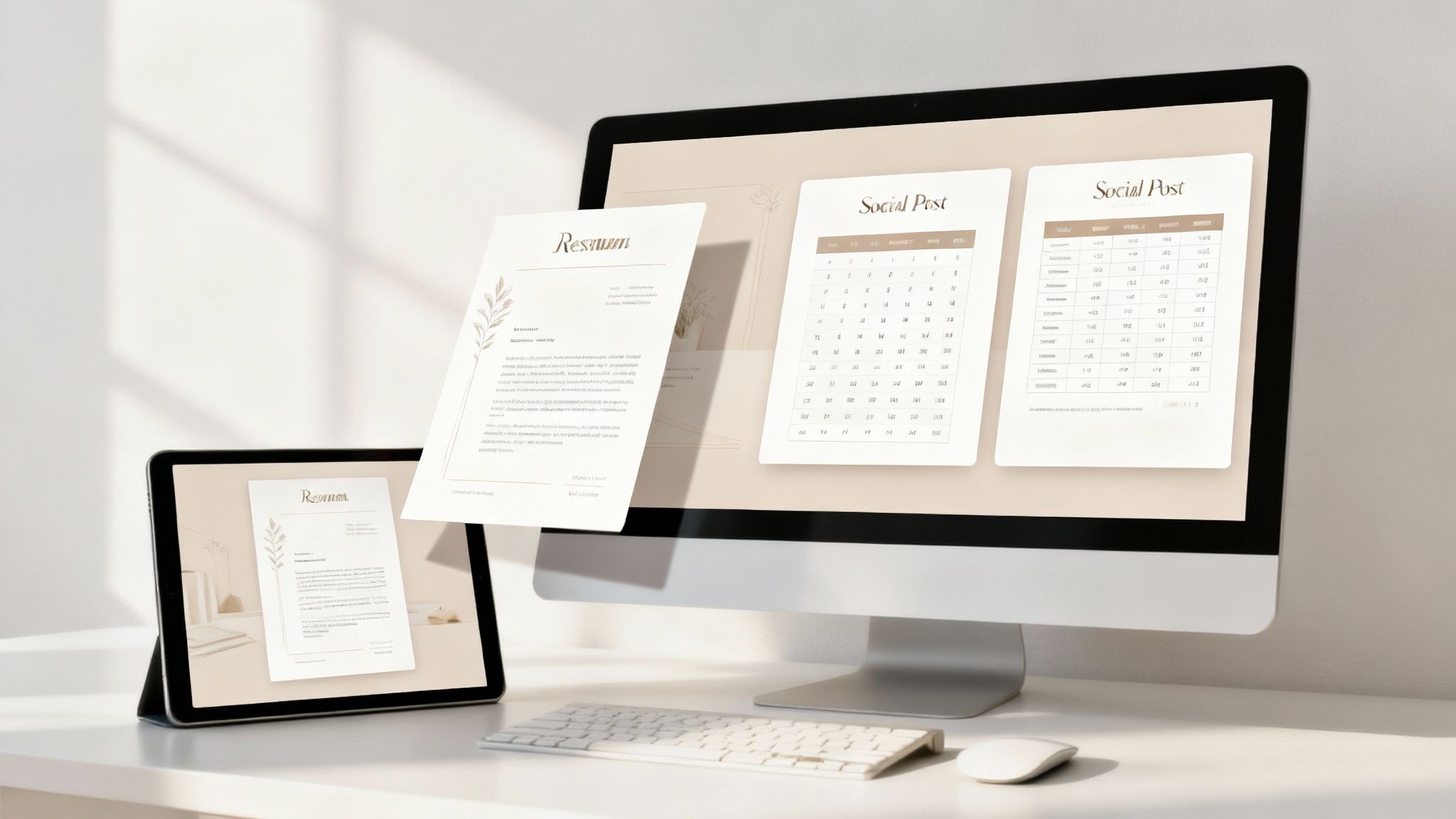 Digital Templates and Presets