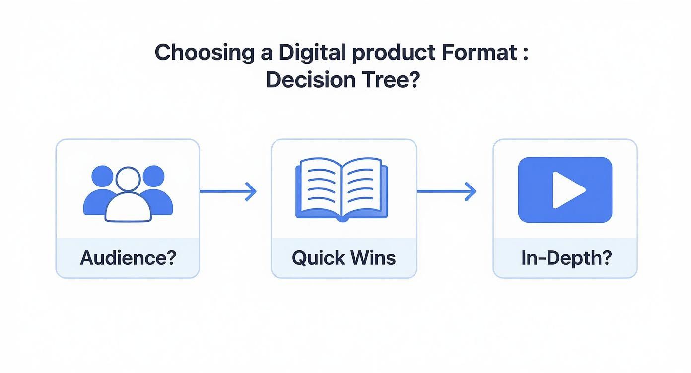 Infographic about create and sell digital products