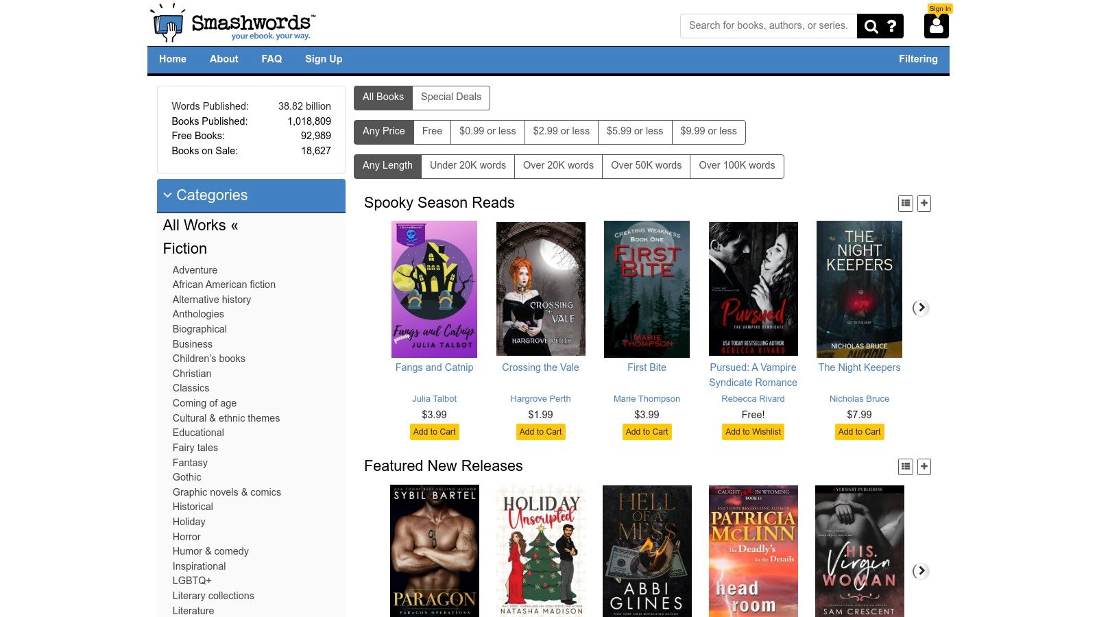 Smashwords Store