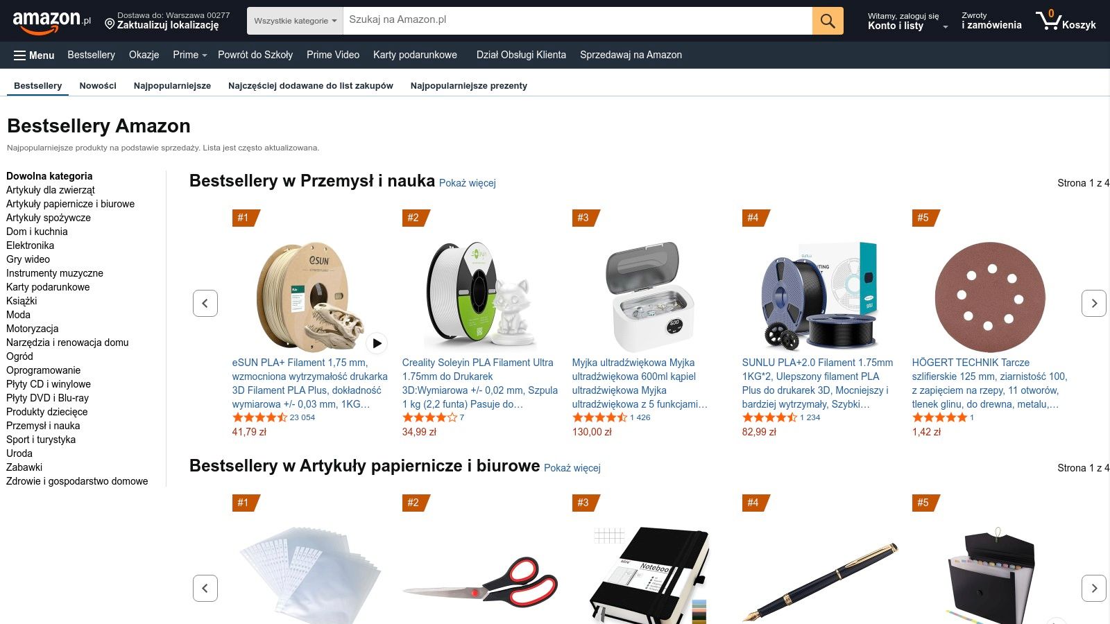 Amazon.pl – Bestsellery