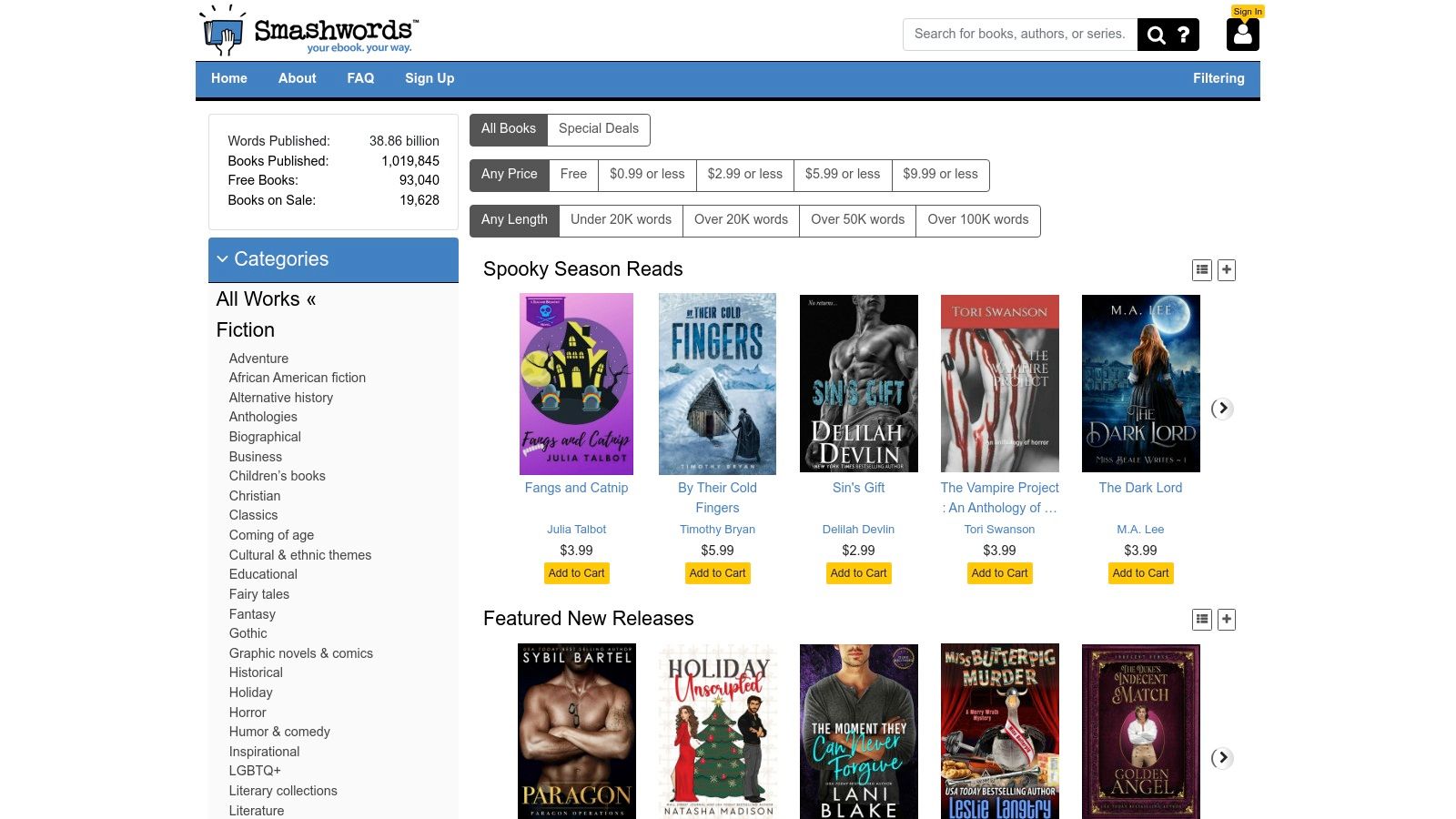 Smashwords Store