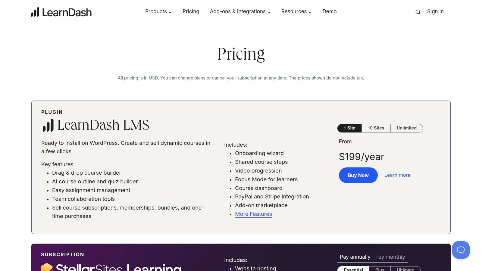 LearnDash platform