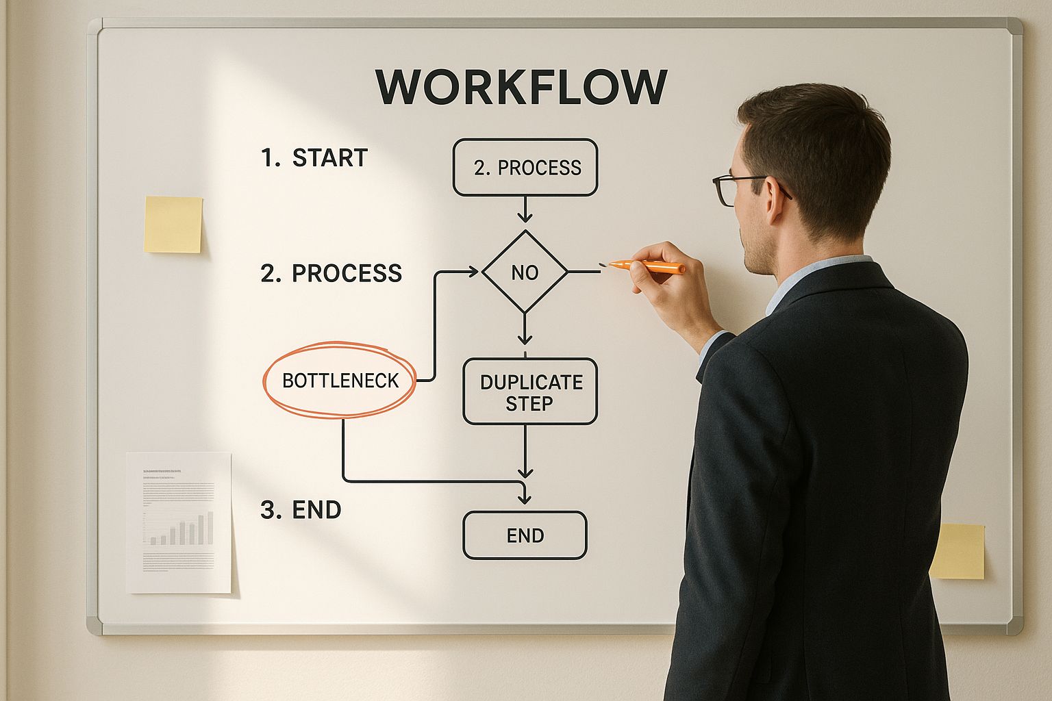 Infographic about how to increase operational efficiency