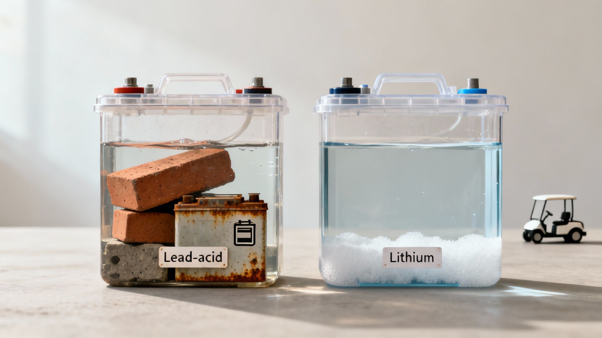 Golf Cart Lithium Battery Comparison