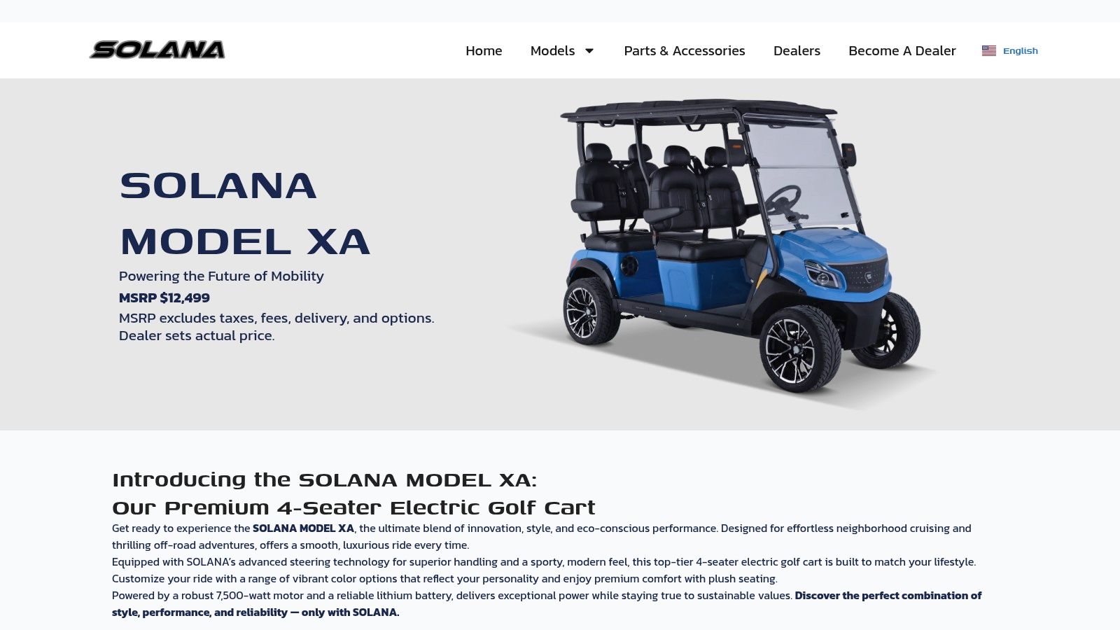 1. Solana Model XA: The Premium All-Terrain Performer