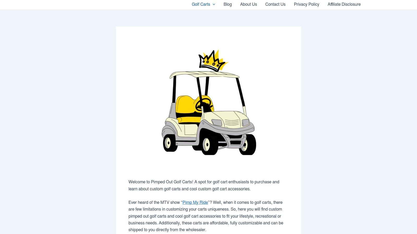 Pimped Out Golf Carts