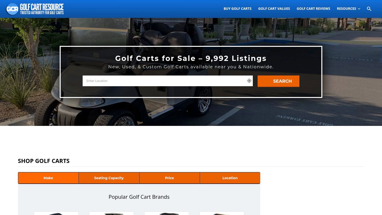 Golf Cart Resource