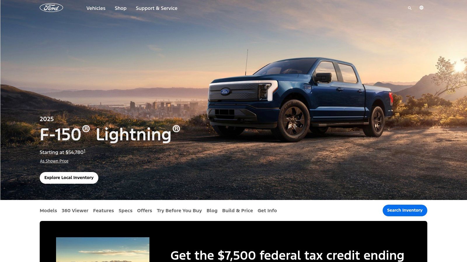 Ford F-150 Lightning Official Site