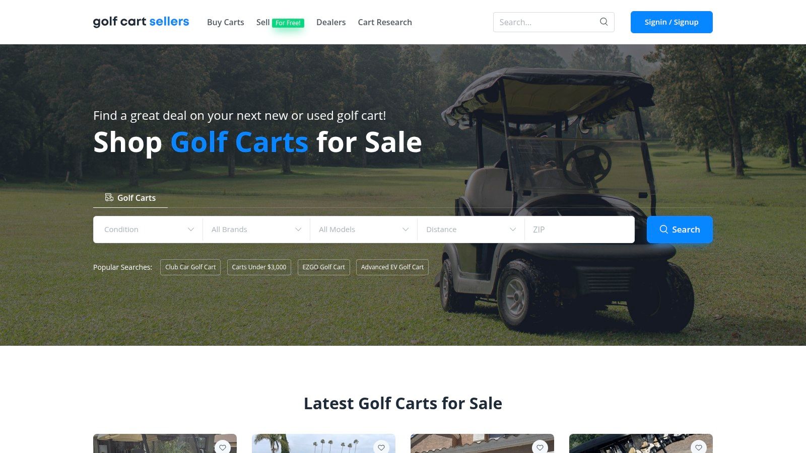Golf Cart Sellers (GCS)
