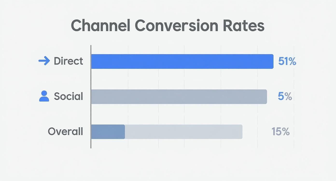 Infographic about what is conversion rate in marketing