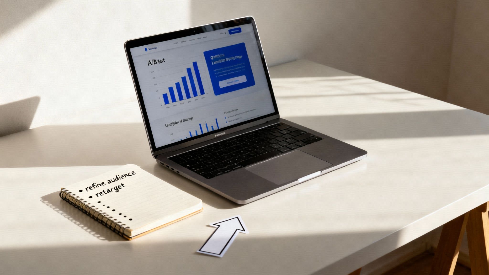 An image showing a rising arrow graph with a dollar sign, representing improved ROAS.