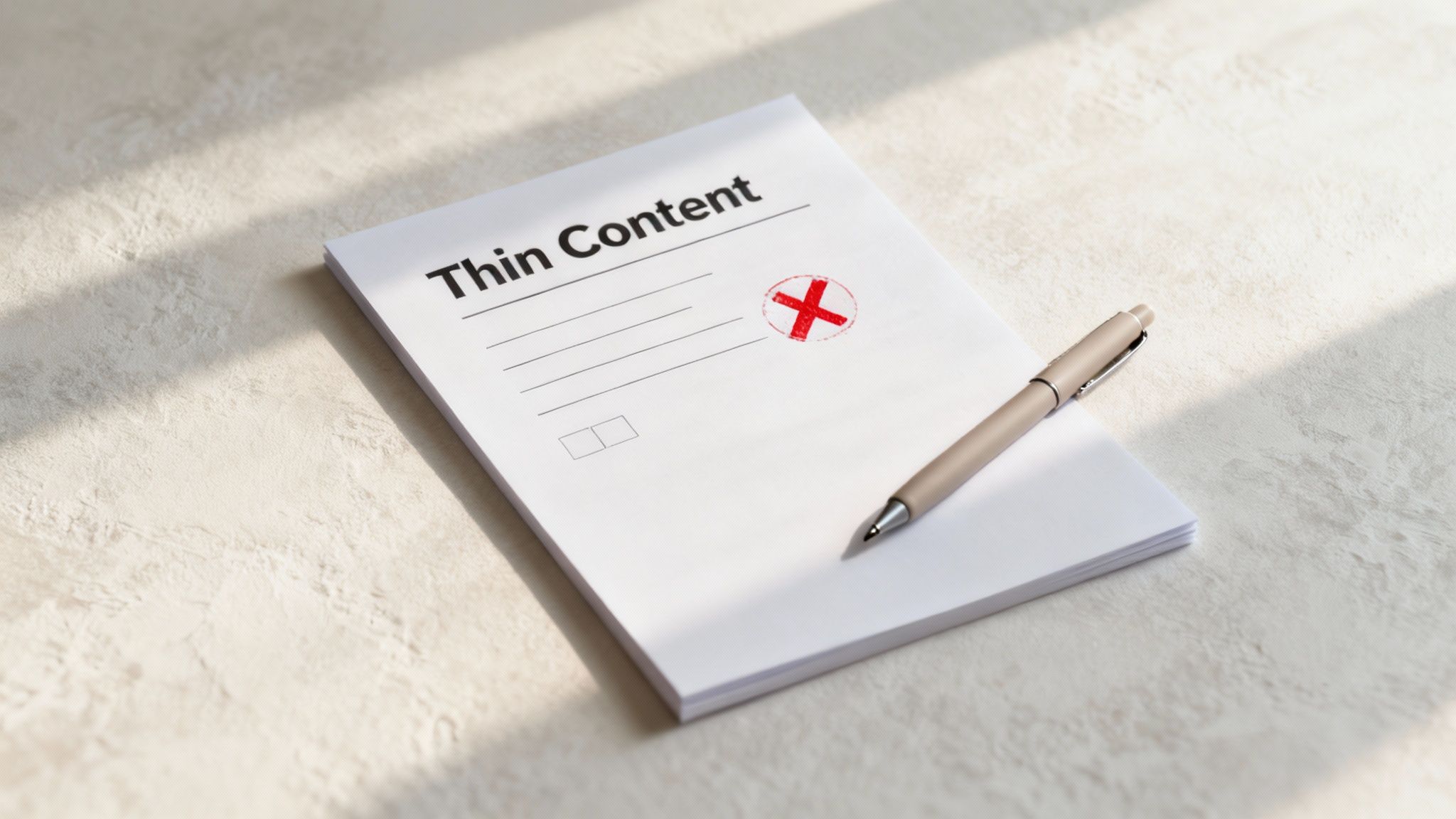 A person looking at a magnifying glass over a computer screen, symbolizing content analysis.