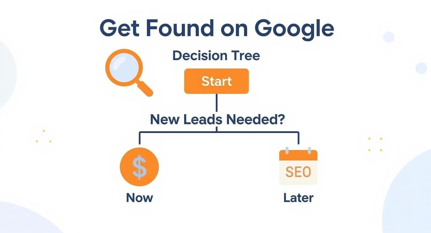 Infographic about digital marketing for contractors