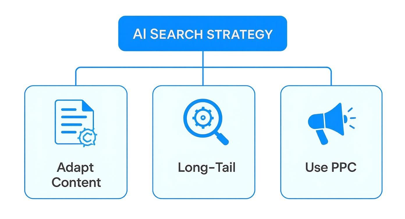 Infographic about paid vs natural search