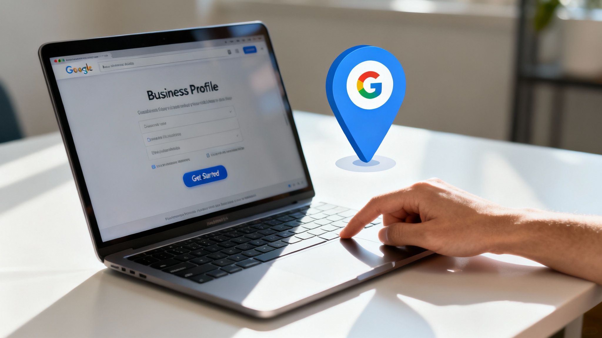 Screenshot from https://business.google.com/create