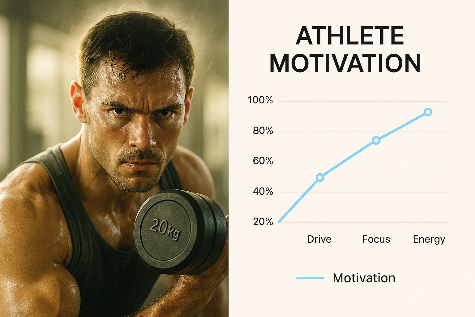 Infographic about pre workout for focus and energy