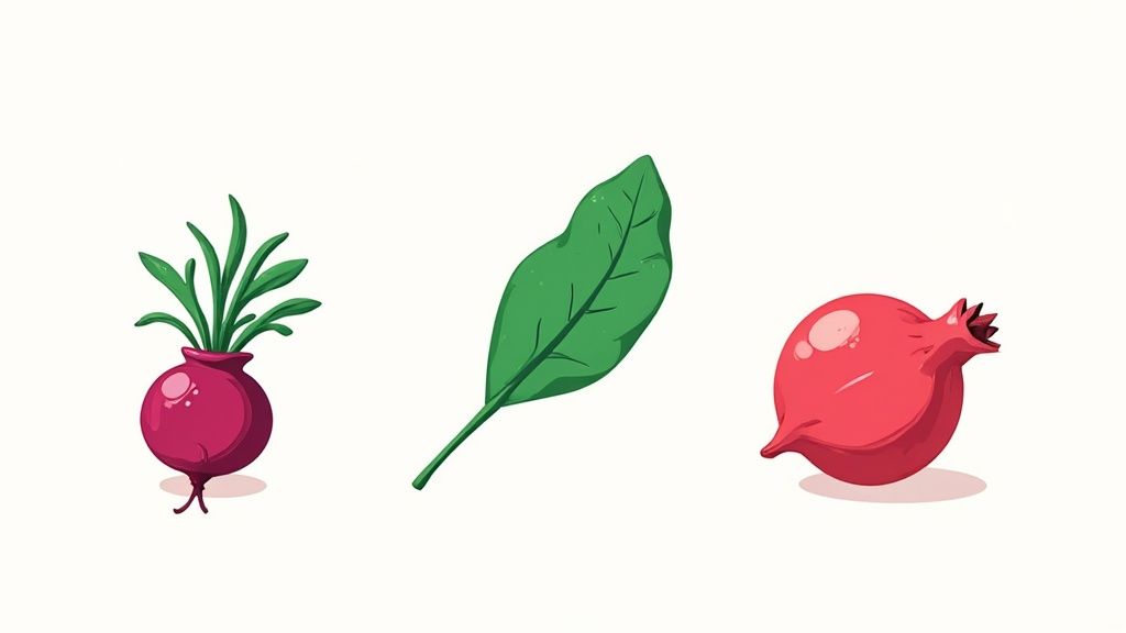 an illustration of beets