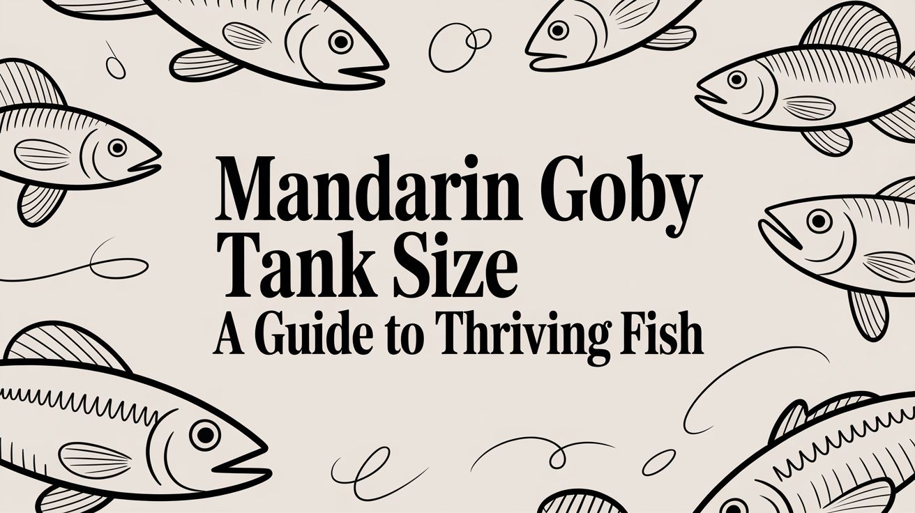 Mandarin Goby Tank Size A Guide to Thriving Fish
