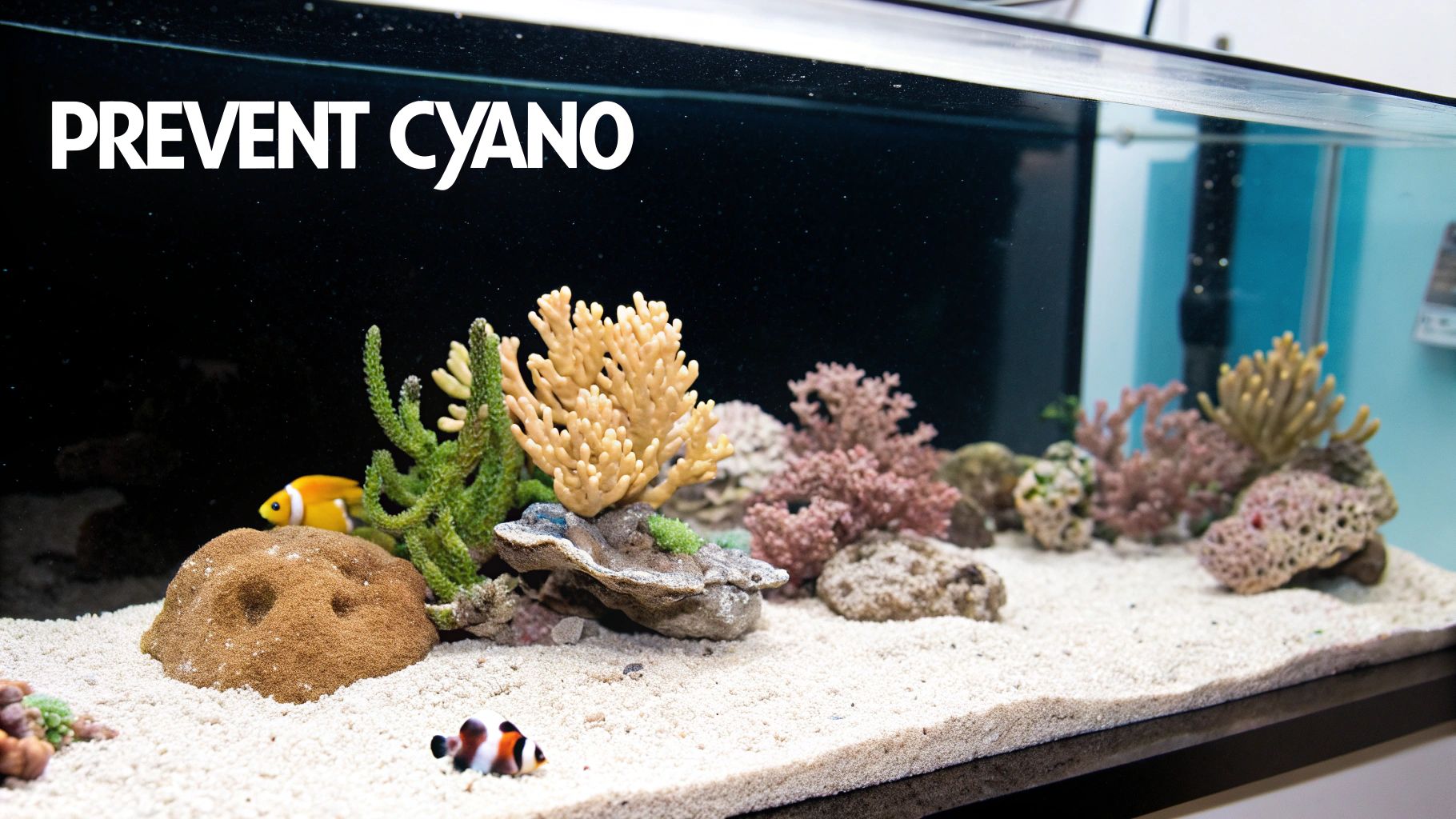 A vibrant, clean reef aquarium showing long-term stability and health.