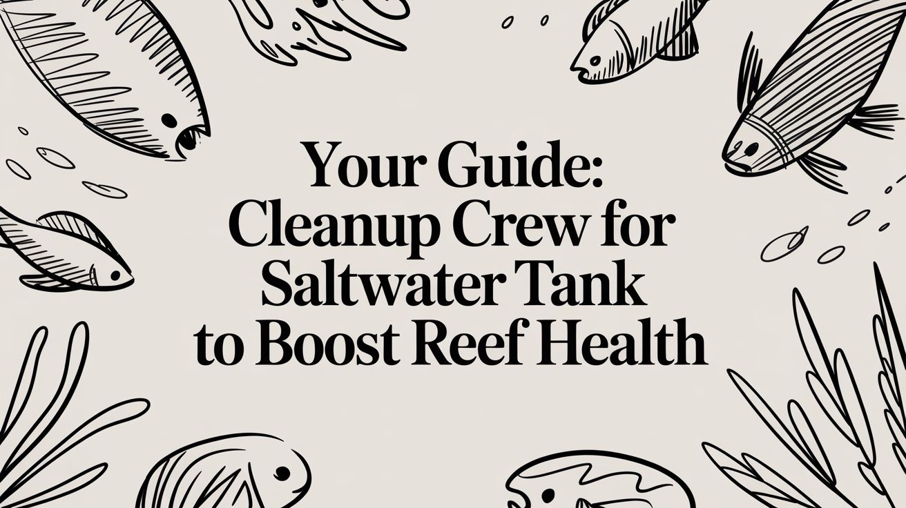 Your Guide: cleanup crew for saltwater tank to boost reef health