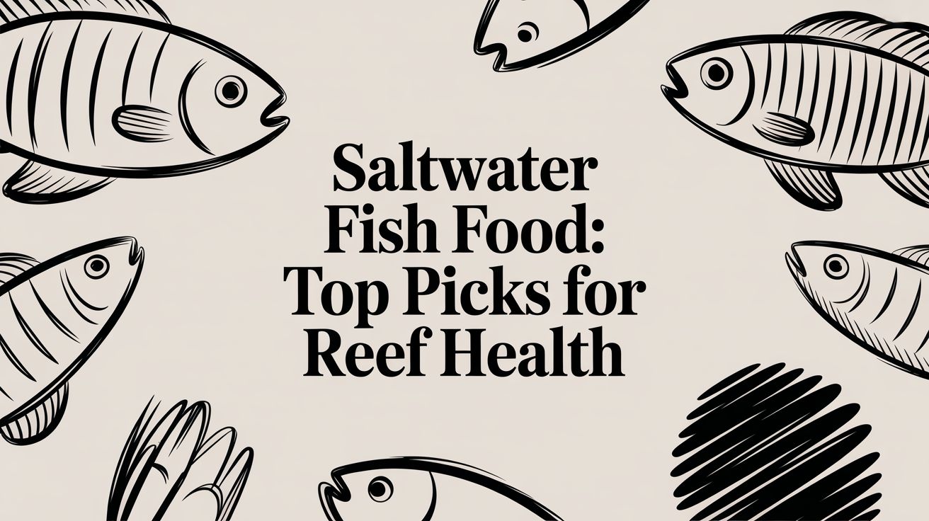 saltwater fish food: Top Picks for Reef Health