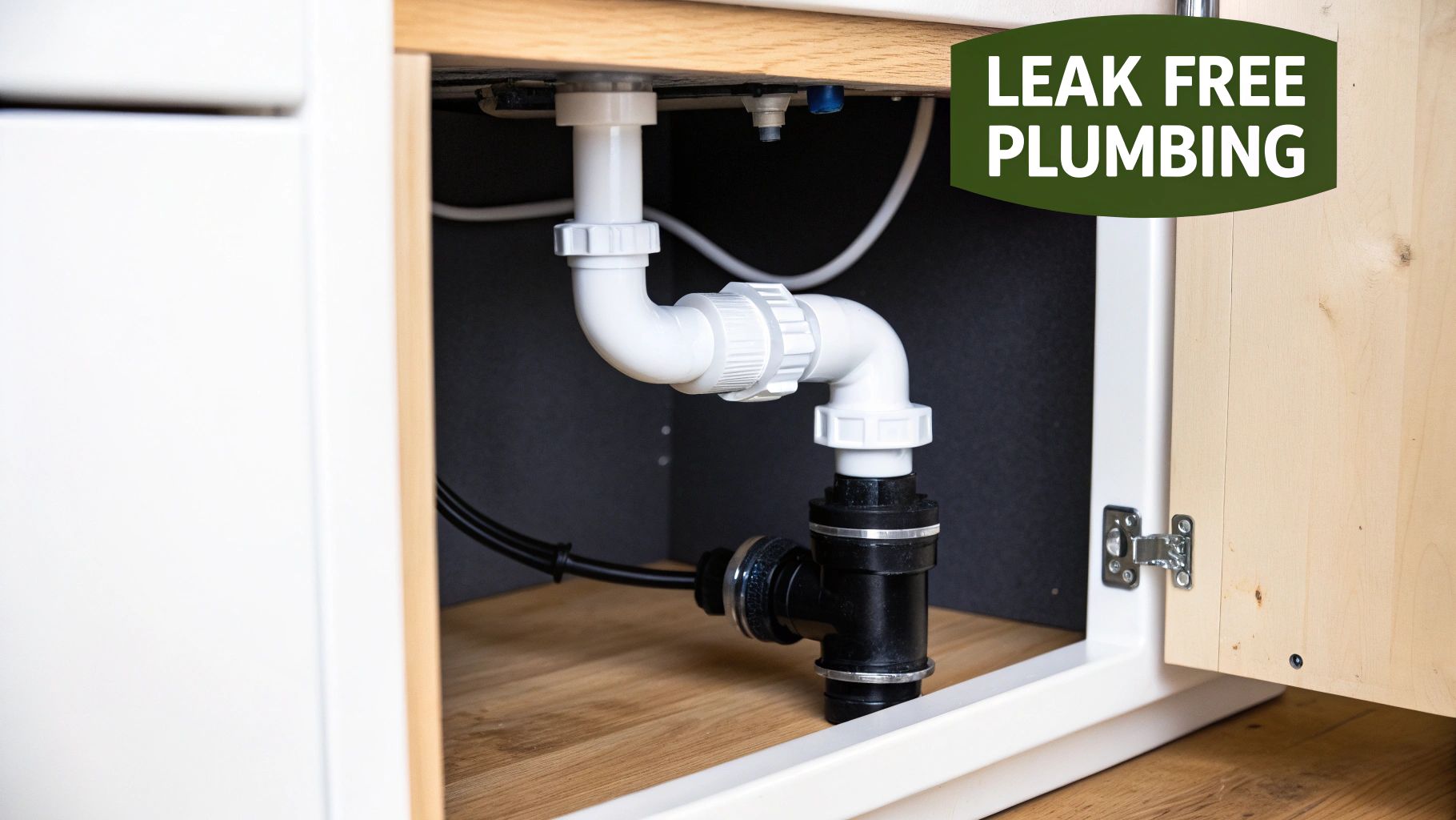 A well-plumbed saltwater sump showing clean connections with PVC pipes, gate valves, and unions for easy maintenance.