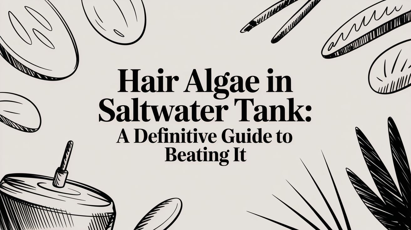 Hair algae in saltwater tank: A definitive guide to beating it