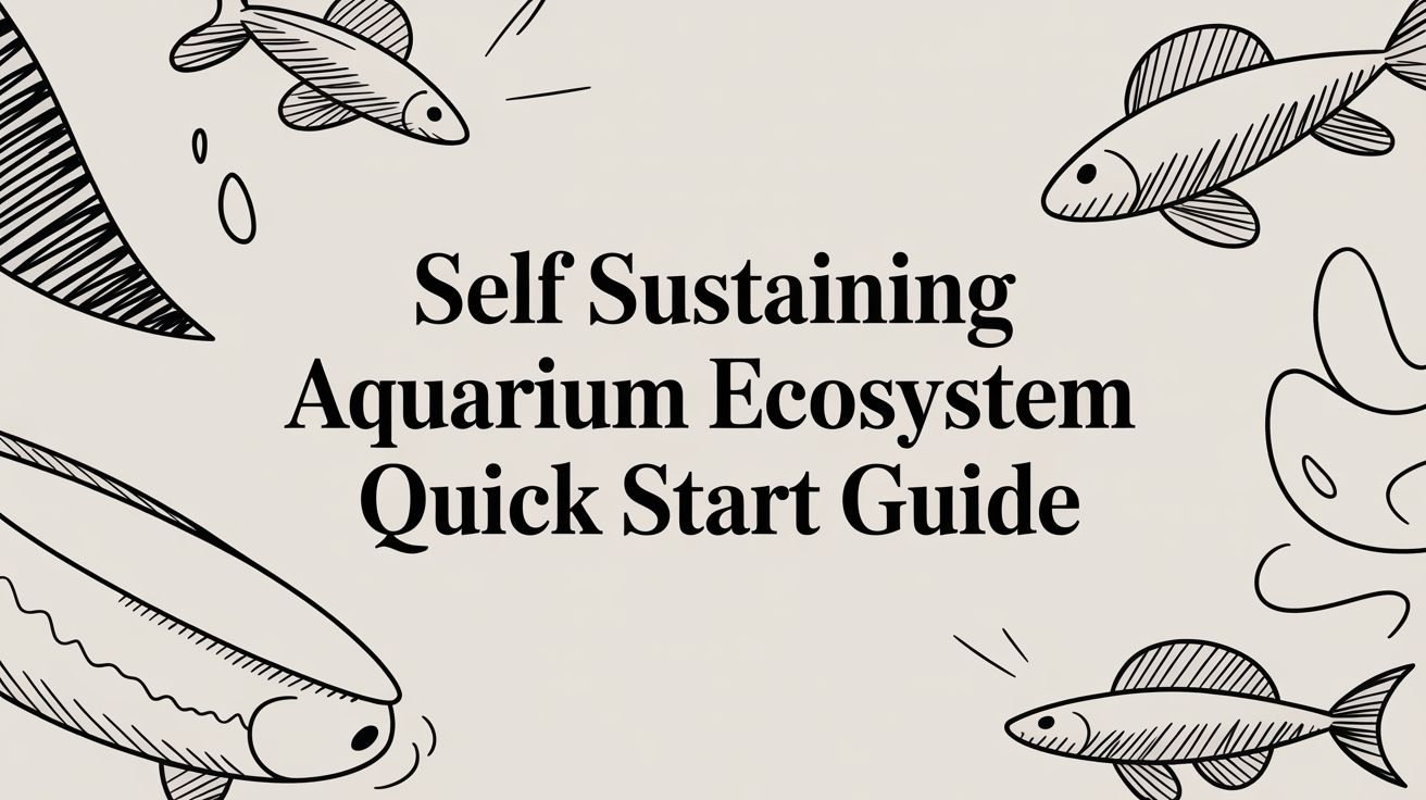 Self Sustaining Aquarium Ecosystem Quick Start Guide